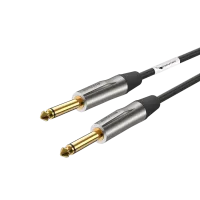 ROXTONE PGJJ220-NG/6 Кабель инструментальный, 2x0,38mm2, D:7.4mm(GC200), разъемы 2x6,3 mono Jack(RJ2X-NG), 6м