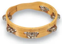 Бубен latin percussion cp388 - бубен 8 дюймов c 12 стальными тарелочками в два ряда