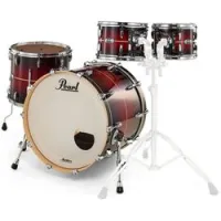 Pearl mct924xep/ c836  ударная установка из 4-х барабанов, цвет red burst stripe, без стоек, (2 короб