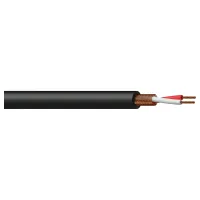 Procab MC105B- Кабель микрофонный 2x0,125 кв.мм, черный