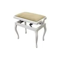 Hidrau bg200 ivory gloss (tc1)  банкетка, полированная слоновая кость, ореховый бархат