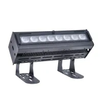 ИМЛАЙТ LTL COLOR LINE 8 V3 Светодиодный театральный прожектор. Источник света - светодиодные модули 8х10 Вт, RGBL, линейная конфигурация.  Угол раскрытия луча 15 (27) градусов. Управление DMX-512 RDM, 5, 6, 7 каналов, RGB, HS, Ext, 2700К-8000К, 3-х контак