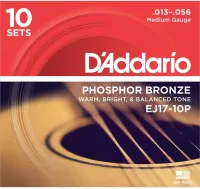 D'ADDARIO EJ17-10P - Струны для акустической гитары