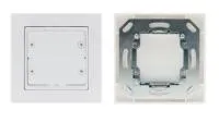 Рамка Kramer Electronics [FRAME-1GP-80(B)], типоразмер EU 1G (для двух модулей-вставок); цвет черный