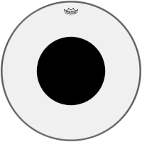 Пластик для большого барабана Remo Controlled Sound Clear Top Black Dot CS-1326-10