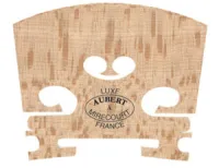 1/4 violin bridge Aubert Luxe V1TB8 - Top quality Luxe violin bridge with special surface treatment.