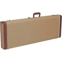 FENDER Pro Series Stratocaster/Telecaster Case Tweed with Orange Plush Interior - Кейс для электрогитары