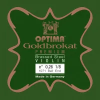 Струна E для скрипки Optima Goldbrokat Brass Premium G1071 26B 1/8
