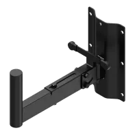 Caymon WLB35/B Настенный поворотно-наклонный кронштейн для акустических систем. Расстояние до стены 350 мм. Материал сталь. Цвет черный.
