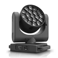 CLAY PAKY MIDI-B Вращающаяся голова LED-WASH-BEAM. 19 LED-чипов RGBW 40 Вт, диапазон ЦТ 2500К–8000К, световой поток 11401 лм, угол раскрытия луча 4°–34° (6,6°–50°)