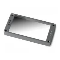 SCHALLER Pickup-Frames (арт.17020313) - рамка звукоснимателя, металл, прямая, полированная, отделка:  матовый хром, размеры 89,5x45x12,7 мм, Винты и пружины включены. (Старый артикул: 112mc)