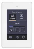 Extron TLP Pro 300M white - Настенная сенсорная панель 3,5" TouchLink Pro TouchPanel в портретной ориентации, цвет белый