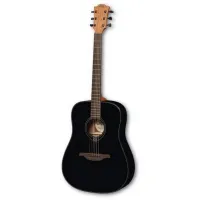 Гитара акустическая для левшей LAG TL-66D BLK