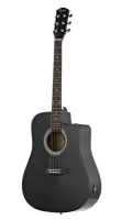 Fender Squier SA-105CE Dreadnought Black W/Fishman Preamp электроакустическая гитара