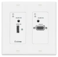 Extron DTP T MK 332 - Передатчик DTP на большие дистанции с двумя входами и эмбедированием аудио для распределительных коробов MK, 100 м