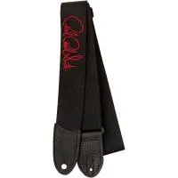 Prs Poly Strap, Signature Red, Black