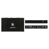 Kramer [tp-752r] приёмник hdmi и rs-232 по любому двухжильному кабелю; до 600 м, выходы s/pdif и балансного аудио