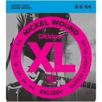 D`addario exl-120+  cтруны для электрогитары nickel wound, никель, 9,5-44, super light