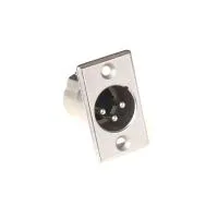Amphenol AC3MMPNZ BULK Панельный разъем XLR, Папа, 3 контакта, PN-тип, Промышленная упаковка