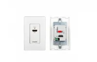 Усилитель-эквалайзер HDMI версии 2.0 Kramer Electronics [WP-3H2/US-(W)] исполнение в виде настенной панели; поддержка 4К60 4:4:4; цвет белый, вариант США