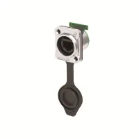 Seetronic SE8FD05-40 Разъем RJ45 панельный, IP65, гнездо, тип-D, проволочное соединение, розетки соответствуют CAT5e, совместим с корпусами штекеров только 05-й серии (SE8MC-05)