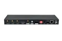 [ss-41e] презентационный коммутатор 4х1 digis, x3 hdmi + x1 dp вход, x1 hdmi выход, 4k 60гц 4:4:4 (hdr), hdmi 2.0 (18гб/с), hdcp 2.2, ir, rs232, tcp/ip - gui, оптический + балансный (phoenix 5p) аудио выходы