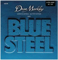 DM2678 Blue Steel Комплект струн для 5-струнной бас-гитары, сталь, 45-125, Dean Markley