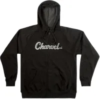 CHARVEL LOGO HOODIE GRY M толстовка на молнии, цвет серый, размер M