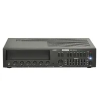 AMC MMA 120Х (5 zone) Микшер-усилитель 120 Вт\100В, 5 зон, 80Гц-15000Гц, эквалайзер.  Питание 220В., 9,76кг. 1шт. в коробке: 50х43х18см.