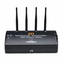 ETC CT-5911 Multiverse Transmitter 2.4GHz Передатчик цифрового сигнала. Одновременно передает до 10 потоков DMX / RDM. Передача сигнала в диапазоне частоты 2,4 MHz. Вход сигнала sACN / ArtNet. Настройка устройства через WiFi или Bluetooth. Питание 100-240