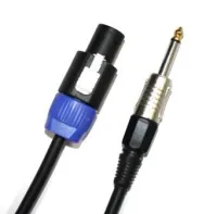 K-85 Кабель для акустических систем 1/4"Jack моно -> Speacon 4-х контактный разъем, 10 метров, Work