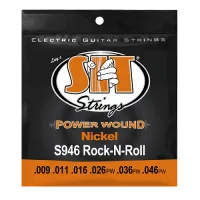 Струны для электрогитары SIT S946, Powerwound Nickel Rock-n-roll Hybrid, 9-46