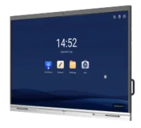 Dahua DHI-LCH65-MC410-B- 65'' интерактивная ЖК-панель 4К с камерой, 2 микрофонами и динамиками 2x15 Вт, мультитач 20 касаний, Android 9.0