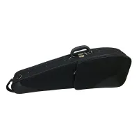 Brahner VC-2018/BK 4/4 Кейс для скрипки облегченный с карманом, на молнии, с дополнительным замком. Гидрометр, ручка, лямка через плечо, форма трапеция, цвет черный