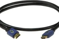 KLOTZ HA-HA-H01 кабель HDMI, позолоченные контакты A-A, AWG28, чёрный, 1 метр