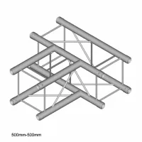 Dura Truss DT 24-T35 Узел стыковочный трехлучевой  (горизонтальный)- T, 90°, алюминиевый, сечение 22