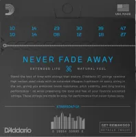 Комплект струн для 12-струнной гитары d'addario xtabr1047-12 - струны для 12-струнной акустической гитары с стальными верхами ny и басами с бронзовой обмоткой 80/20 по шестигранной основе с обработкой xt. слабое натяжение, толщина .010-.047 дюйма
