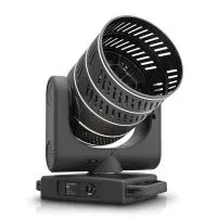 CLAY PAKY MIDI-B FX Вращающаяся голова LED-WASH-BEAM-FX. 19 LED-чипов RGBW 40 Вт, диапазон ЦТ 2500К–8000К, световой поток 11401 лм, угол раскрытия луча 4°–34° (6,6°–50°), пять независимых LED RGB колец на корпусе