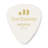 Dunlop 483p01md celluloid white medium 12pack  медиаторы, средние, 12 шт.