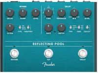 FENDER REFLECTING POOL DELAY/REVERB напольная гитарная педаль эффектов дилэй и реверб