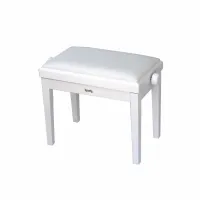 Tempo Turris 153/MW Банкетка для фортепиано белая
