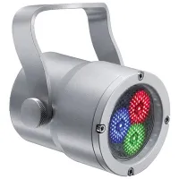 DTS FOCUS/R - RGB 3x1W MEDIUM LED колорчейнджер для установки в пол, IP65 , 3  LED1W  RGB смешение цветов, угол луча MEDIUM