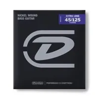 Dunlop dbn45125xl nickel wound  струны для 5 стр. бас-гитары extra long, 45-125