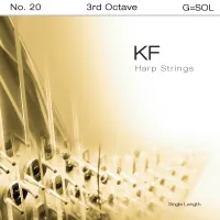Harp G3 string Bow Brand KF - Concert harp G 3 octave composite synthetic string