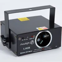 SHOWLIGHT L102R Лазерный эффект, красный 100  мВт, звуковая активация, 50 картинок,Питание 220 В., шт