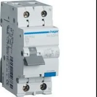 АВДТ Hager AD966J 1P+N 6kA С-16A I?n=30мА, Тип А, винтовые клеммы, ширина 2М
