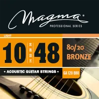 Комплект струн для акустической гитары Magma GA120B80