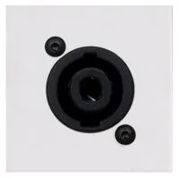 AUDAC CP45SPES/W Панель подключения без пайки Speakon размера D стандарта 45х45 мм. Цвет: Белый