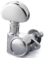 SCHALLER M6CHL Vintage (арт.10110220.13.36)- колки для электрогитары , серия M6 Vintage, 6-слева, винтажные металлические лепестки крутилок, отделка - хром, соотношение 1:16, диаметр отверстия 9,8 мм, машинной полировки.  (Старый артикул: 5641)