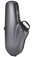 Tenor saxophone case GLCASE GLE-T - Cost-effective, reliable ABS plastic tenor saxophone shaped case. Black color.